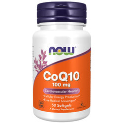 NOW CoQ10 100 mg 50 softgels