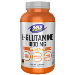 NOW L-Glutamine 1000 mg 240 caps