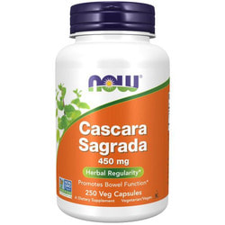 NOW Cascara Sagrada 450 mg 250 vcaps