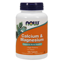 NOW Calcium & Magnesium 100 tabs