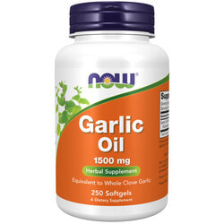 NOW GARLIC OIL 1500mg 250 sgels