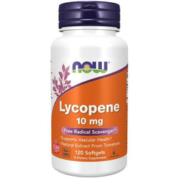 NOW LYCOPENE 10mg 120 SGELS