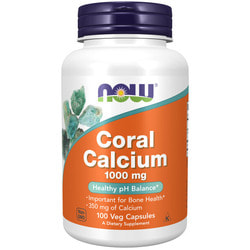 NOW Coral Calcium 1000 mg 100 caps