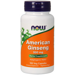 NOW American Ginseng 500 mg 100 vcaps