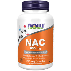 NOW NAC-Acetyl cysteine 600mg 250caps